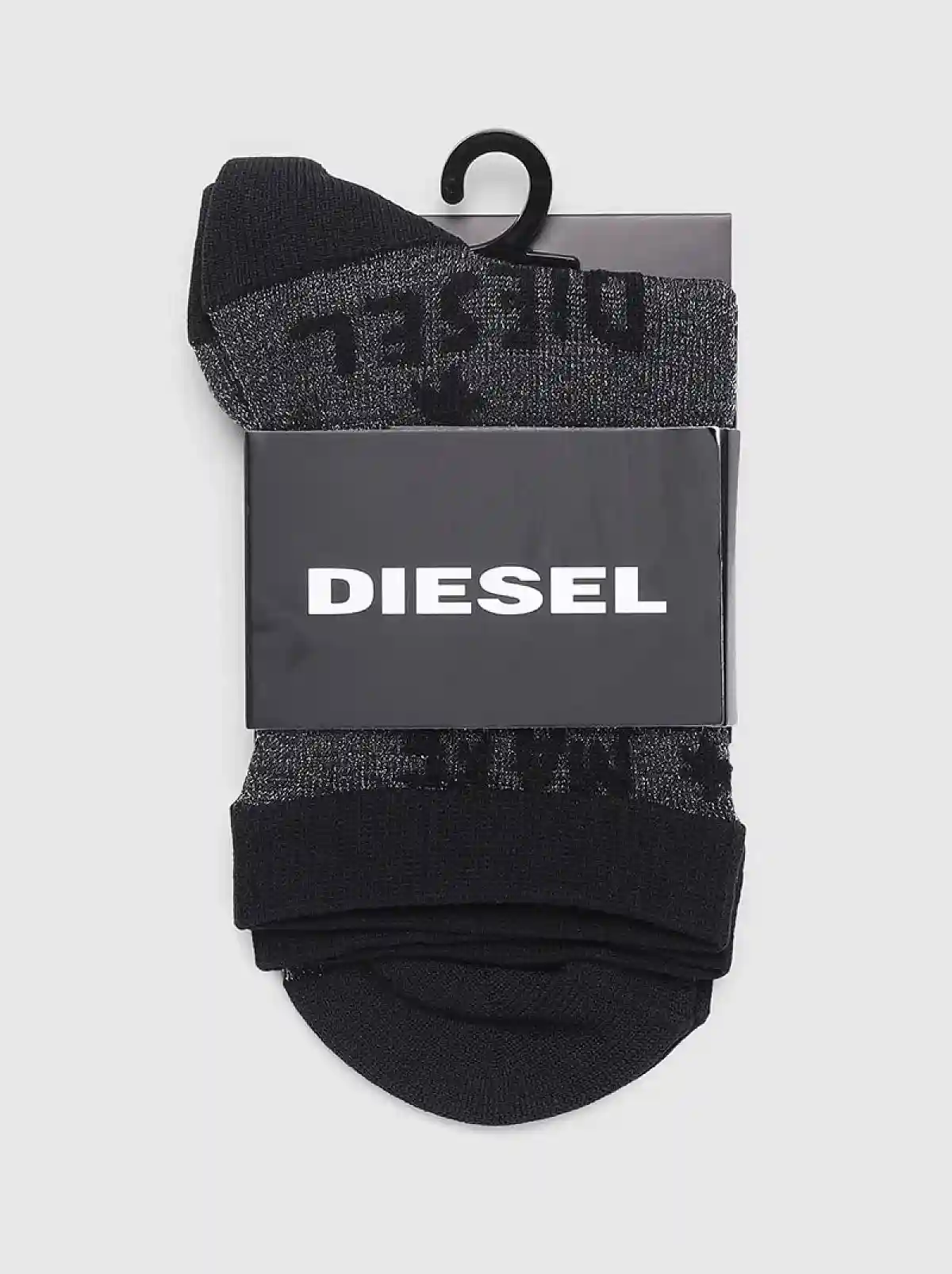 Black Mesh socks with quotes