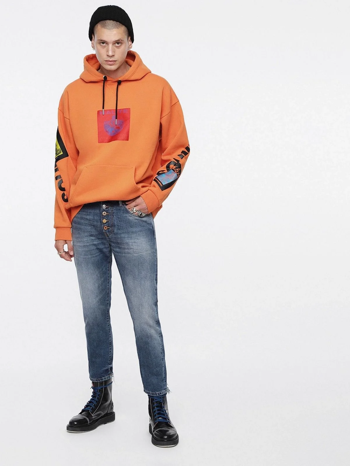 Blue Slim fit Jeans- Mharky