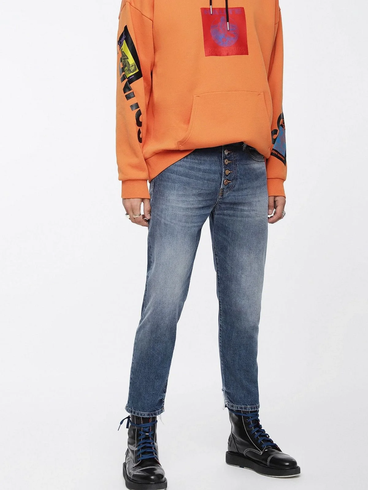 Blue Slim fit Jeans- Mharky