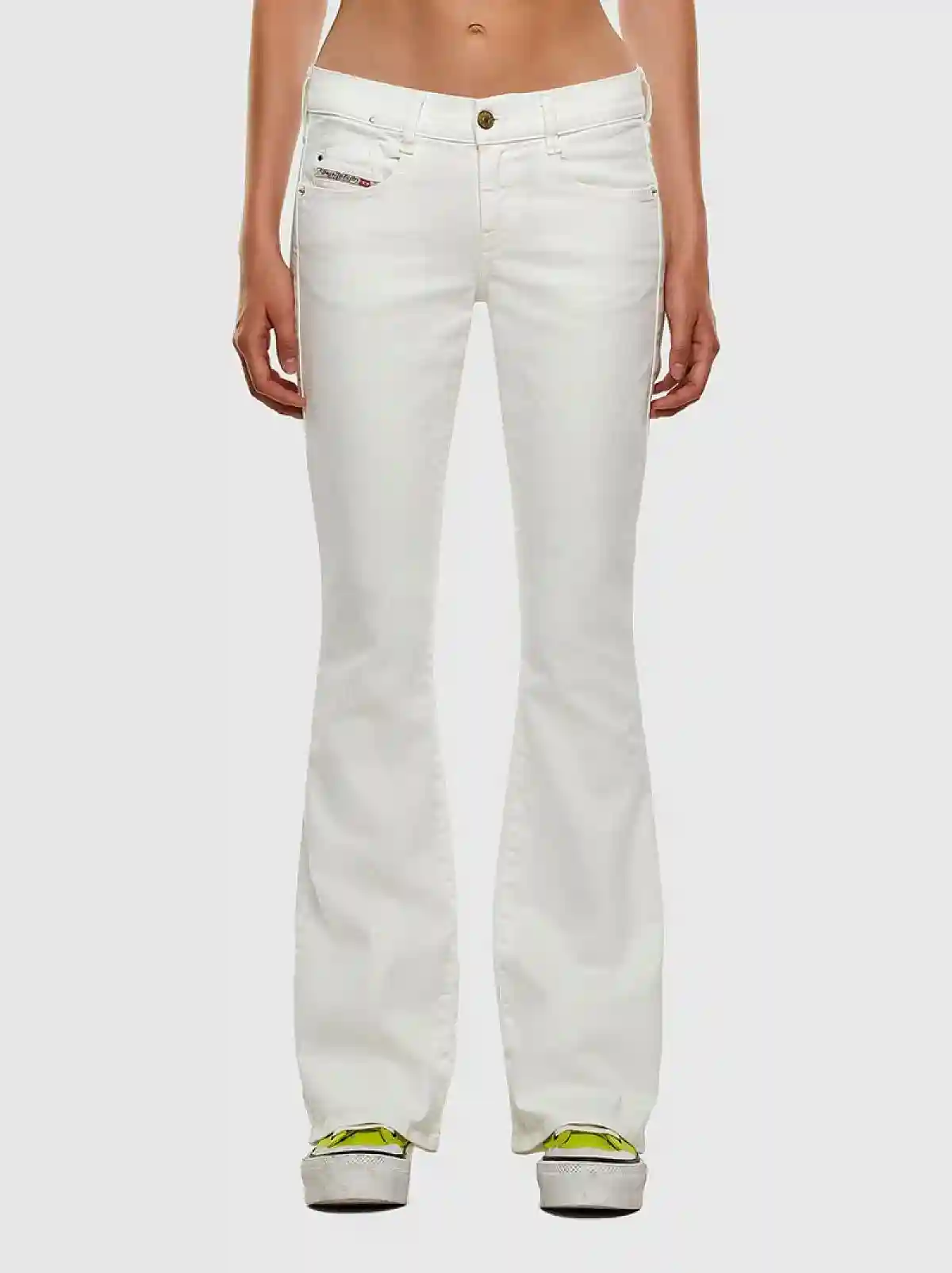 White Bootcut and Flare Jeans-1969 D-EBBEY