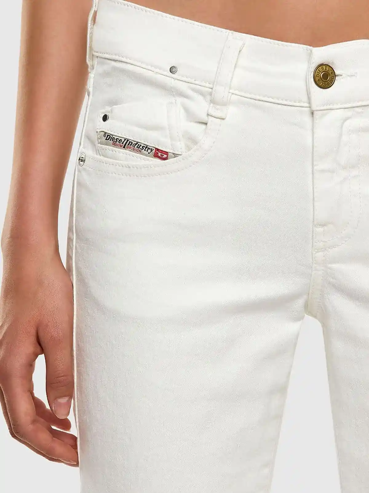 White Bootcut and Flare Jeans-1969 D-EBBEY