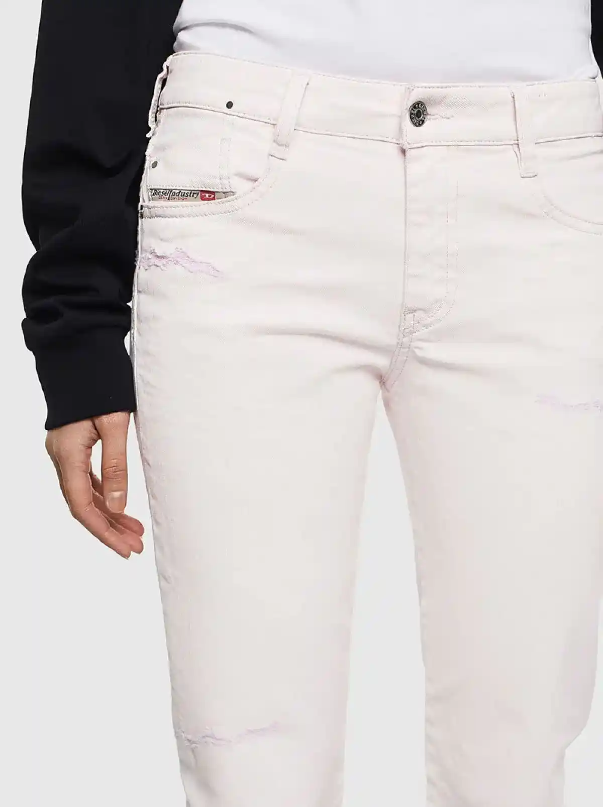 White Slim fit Jeans- D-Rifty