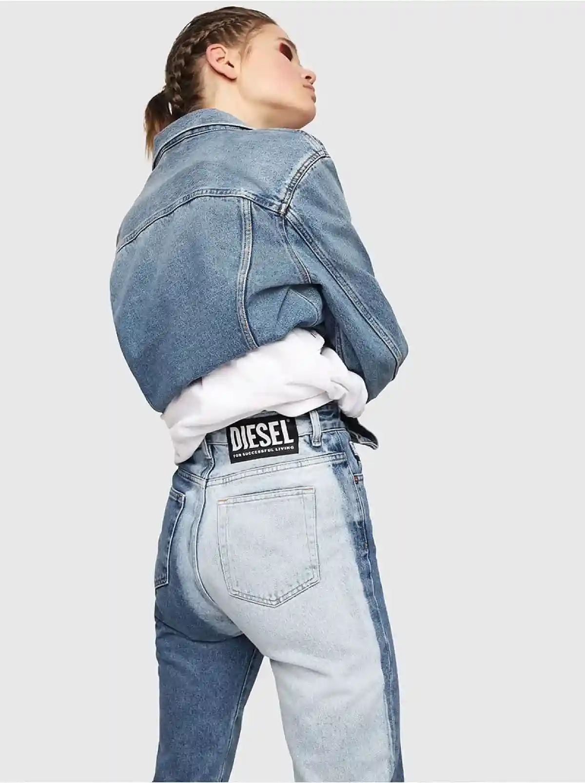 Blue Straight Fit Jeans- D-Eiselle
