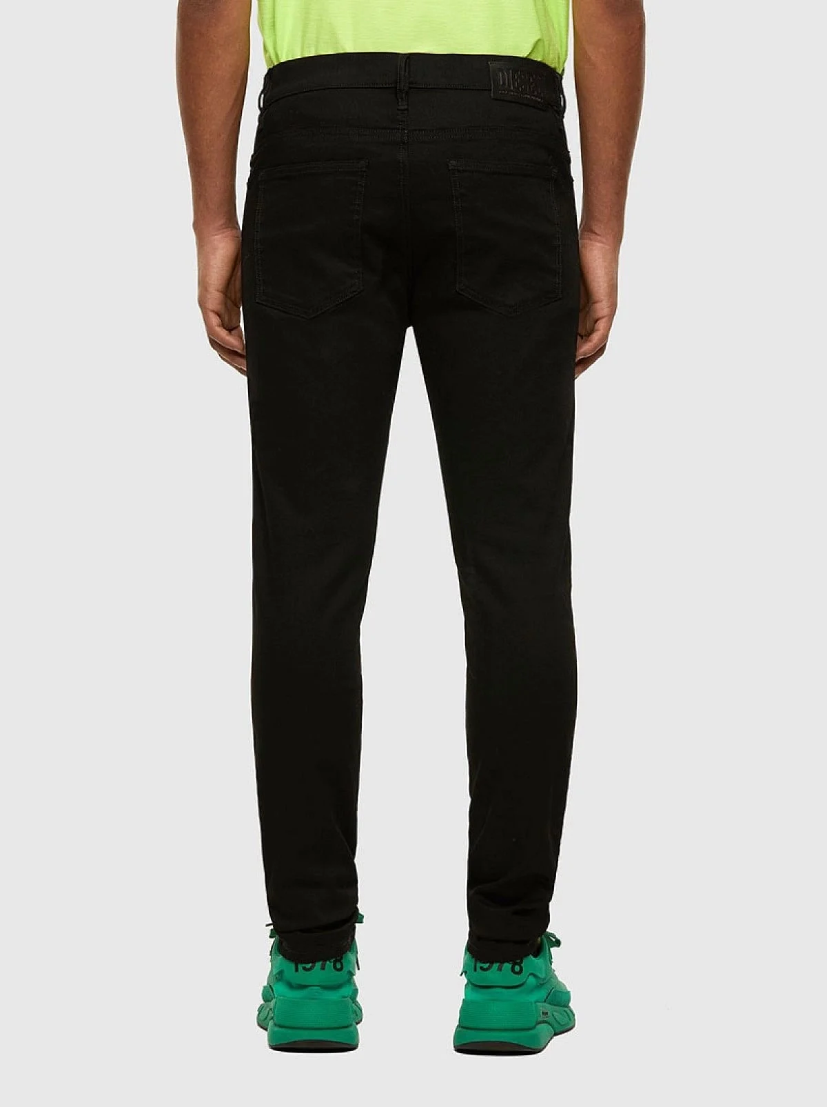 Black Skinny Fit Jeans-D-Istort