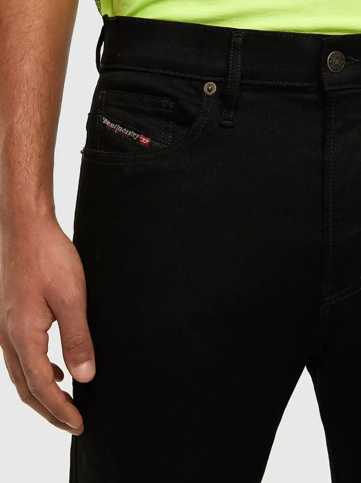 Black Skinny Fit Jeans-D-Istort