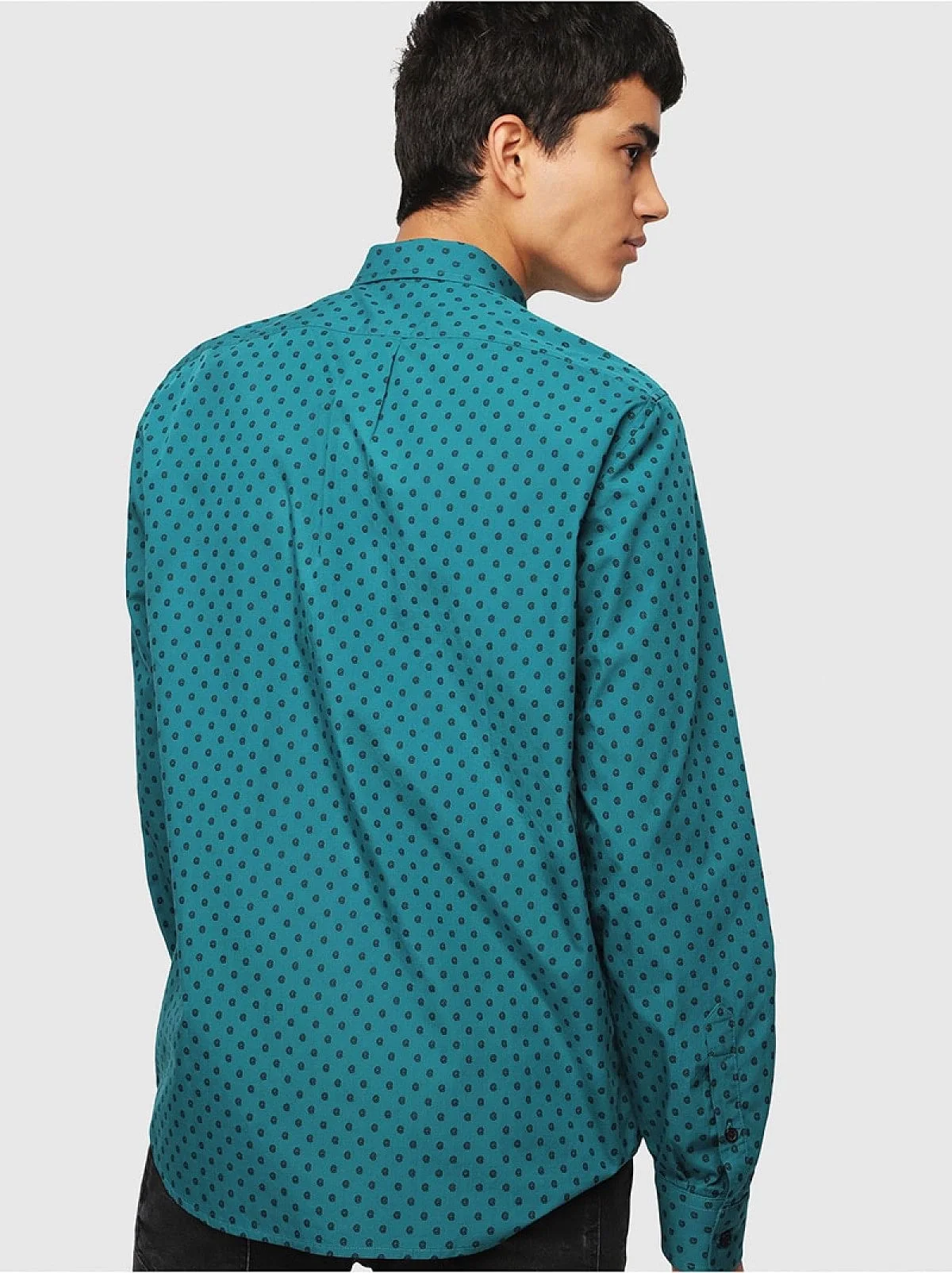 Green Fil coupè cotton shirt