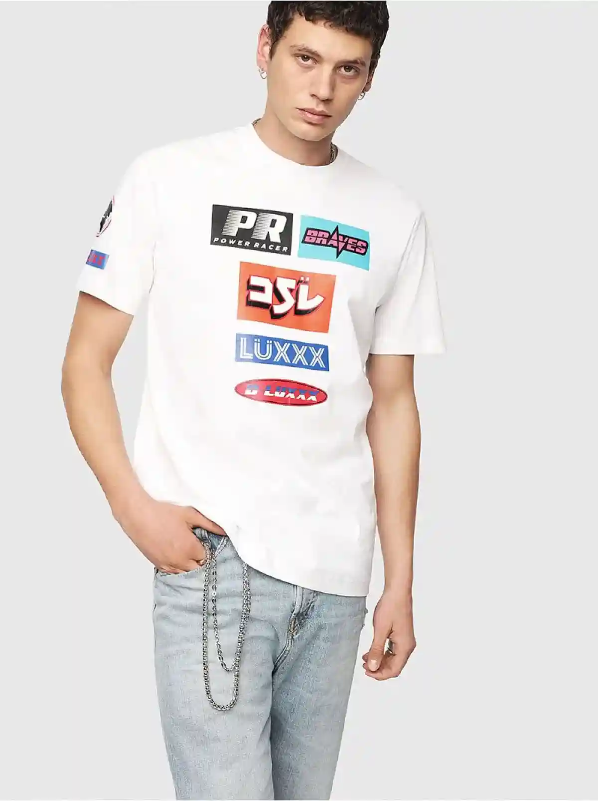 Jersey t-shirt with logo