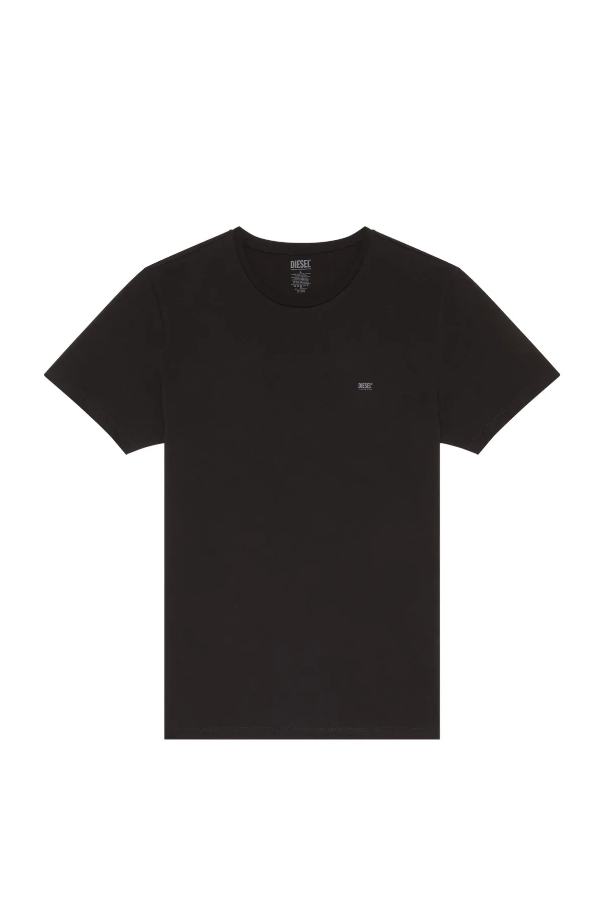 Black Three-pack crew-neck T-shirts