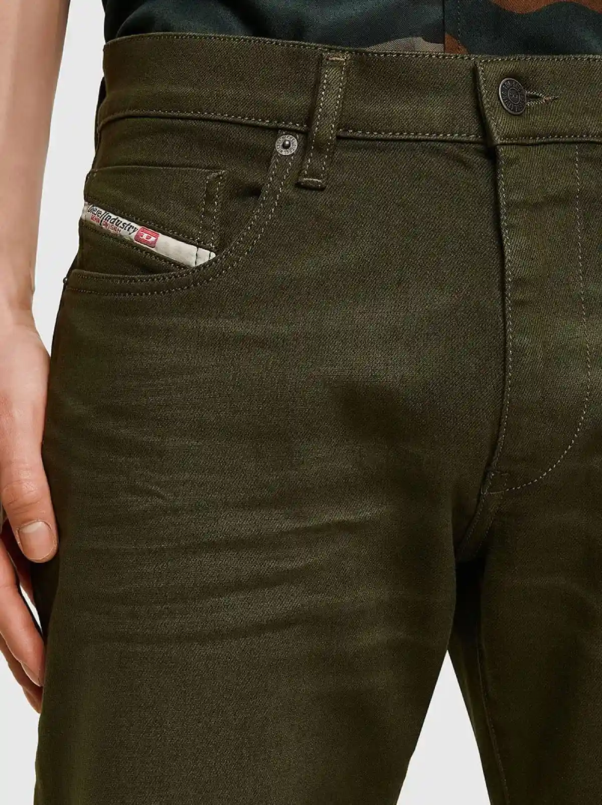 Green Slim Jeans-2019 D-STRUKT