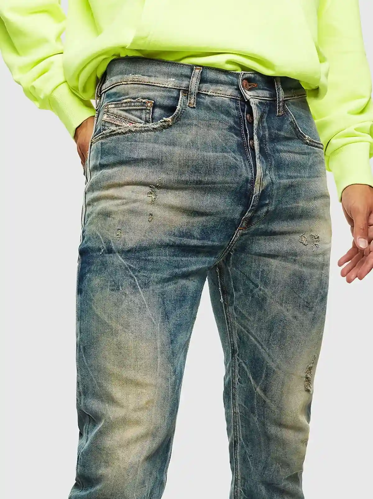 Blue Carrot-Tapered fit Jeans-D-Eetar