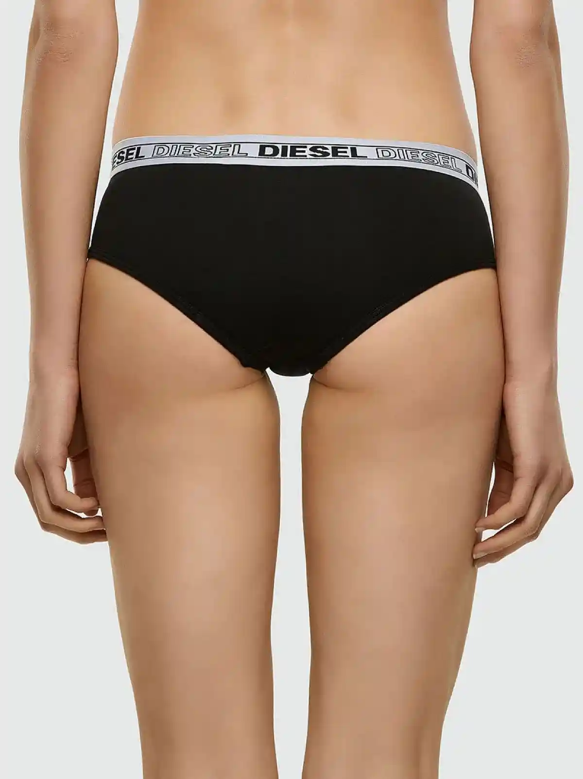 Black Three-pack of Brazilian briefs in cotton