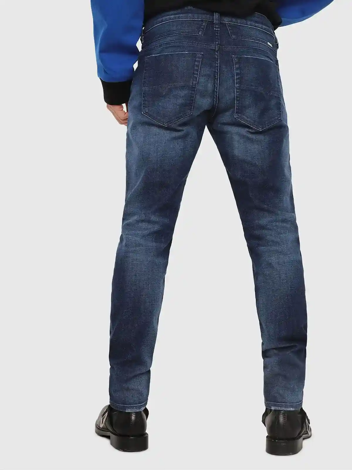 Blue Tapered fit Jeans-D-Bazer