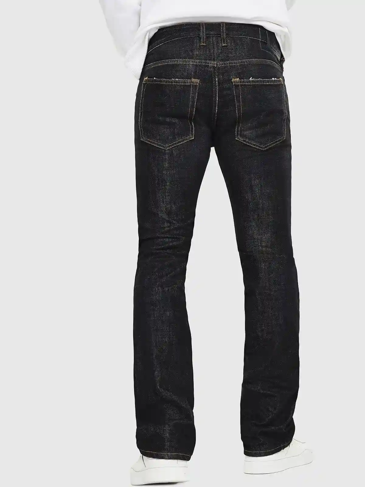Black Bootcut Fit Jeans-D-Ligenz