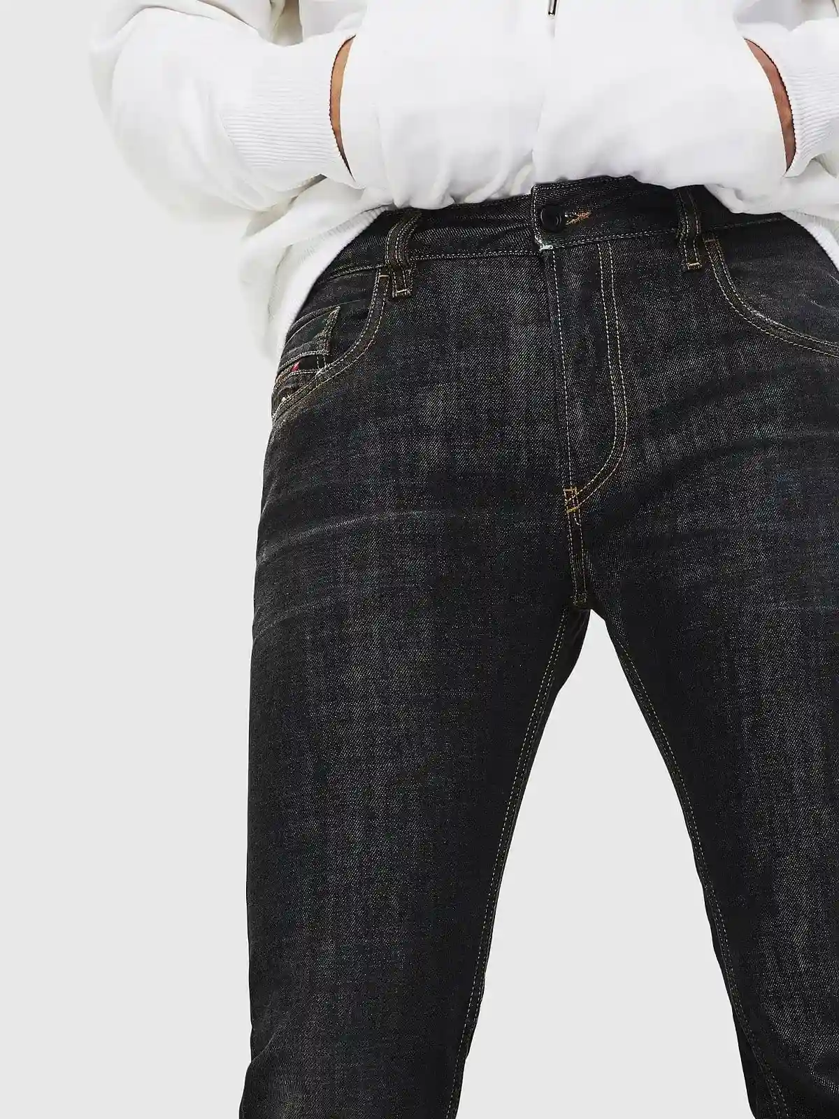Black Bootcut Fit Jeans-D-Ligenz