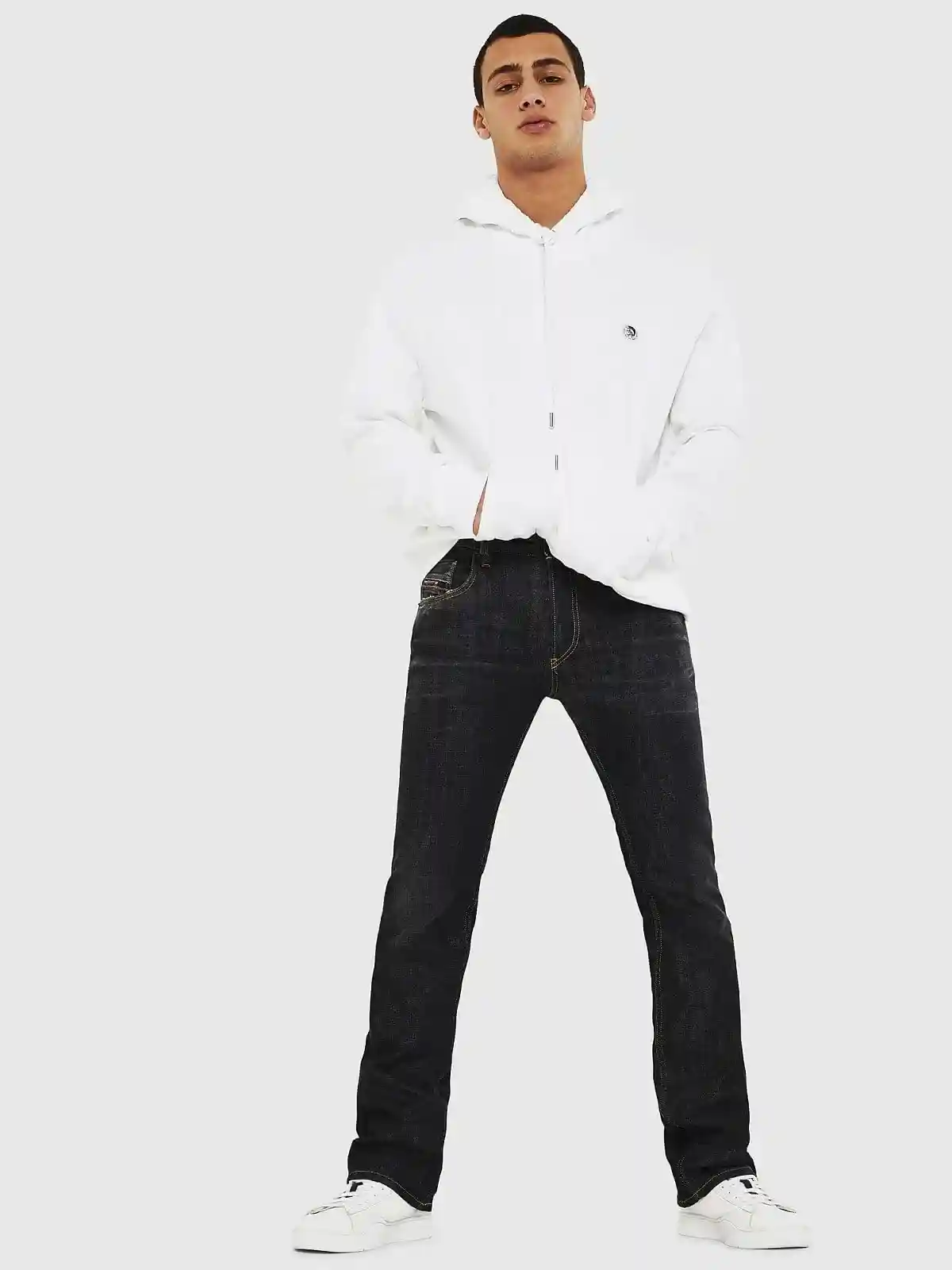 Black Bootcut Fit Jeans-D-Ligenz