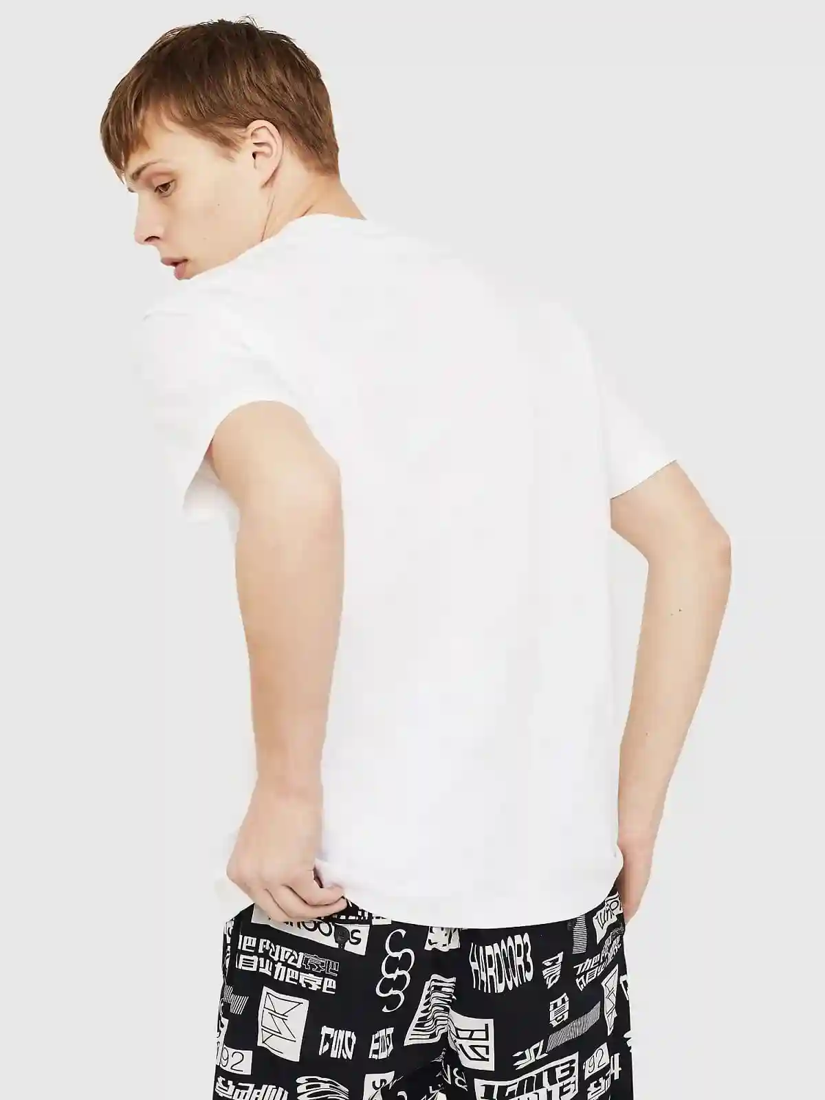 White Regular T-shirt with DSL78 print