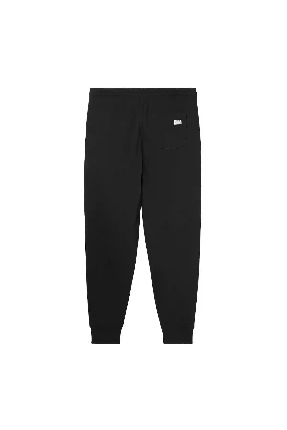 Black Sweatpants with knitted logo bands
