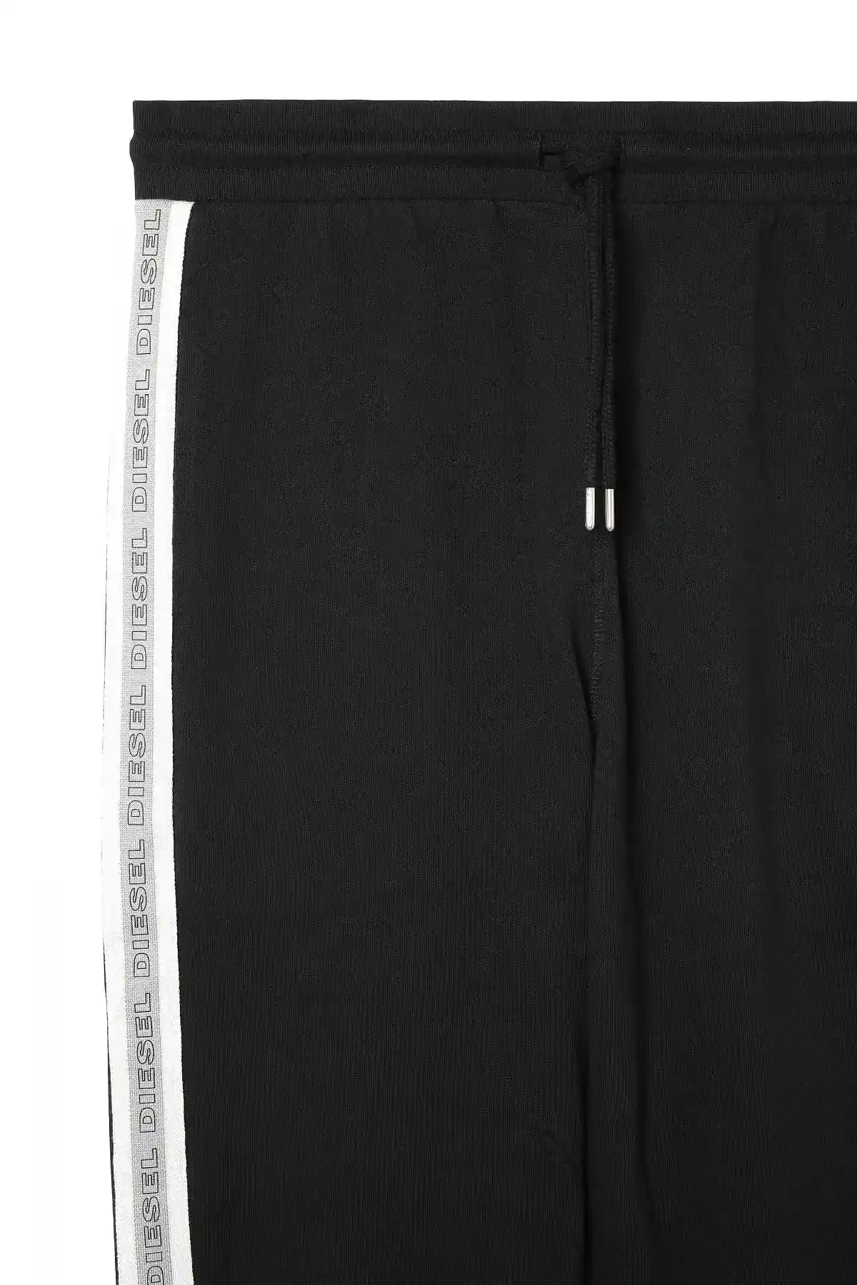 Black Sweatpants with knitted logo bands