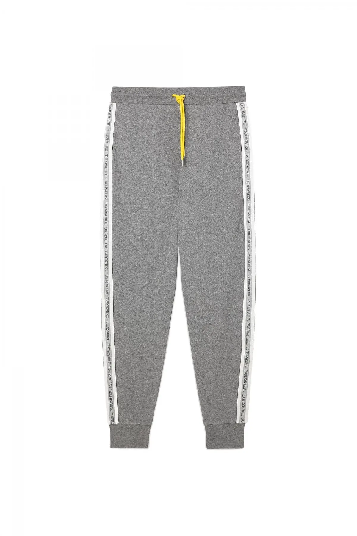 Grey Sweatpants with knitted logo bands