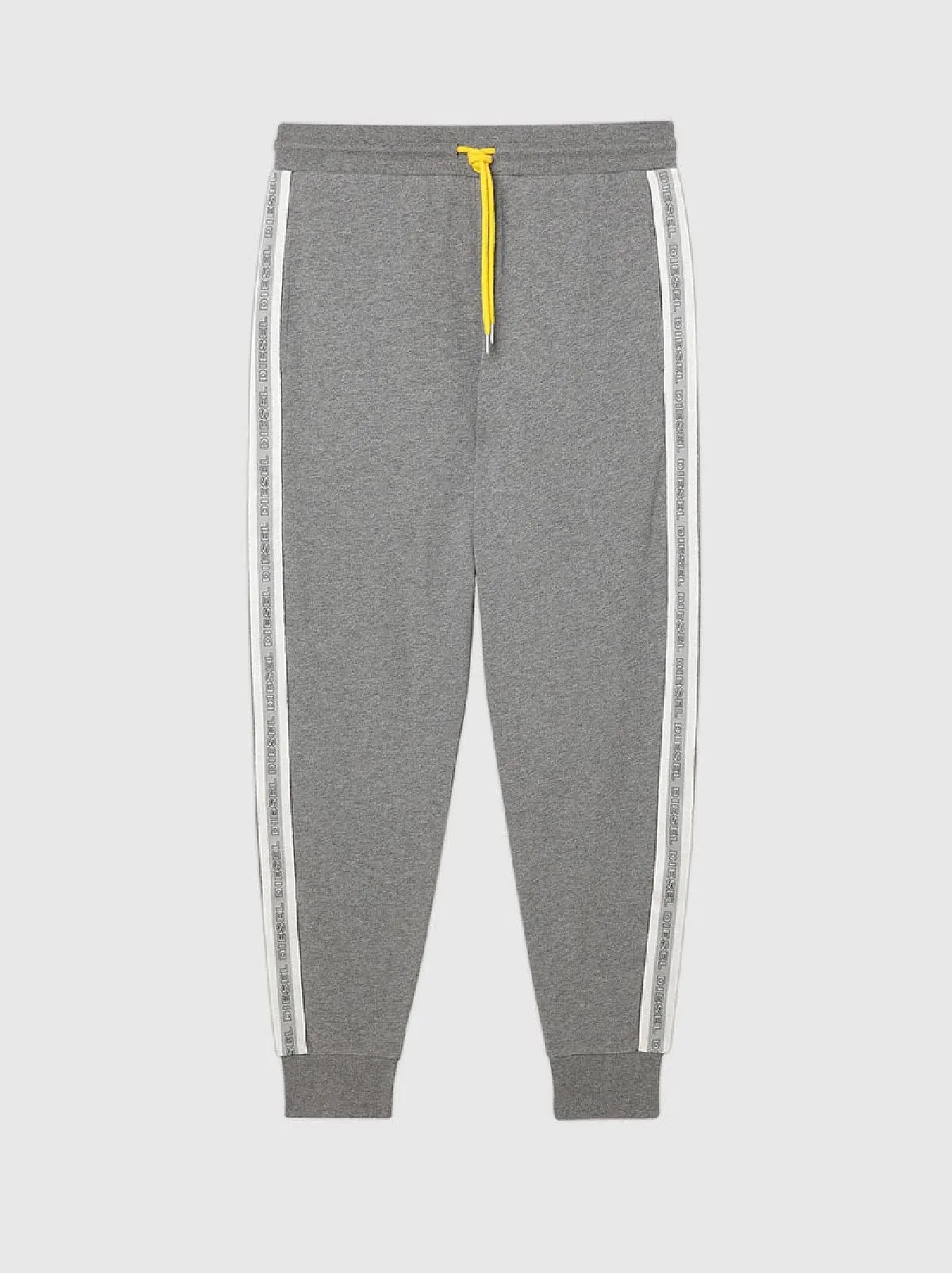Grey Sweatpants with knitted logo bands