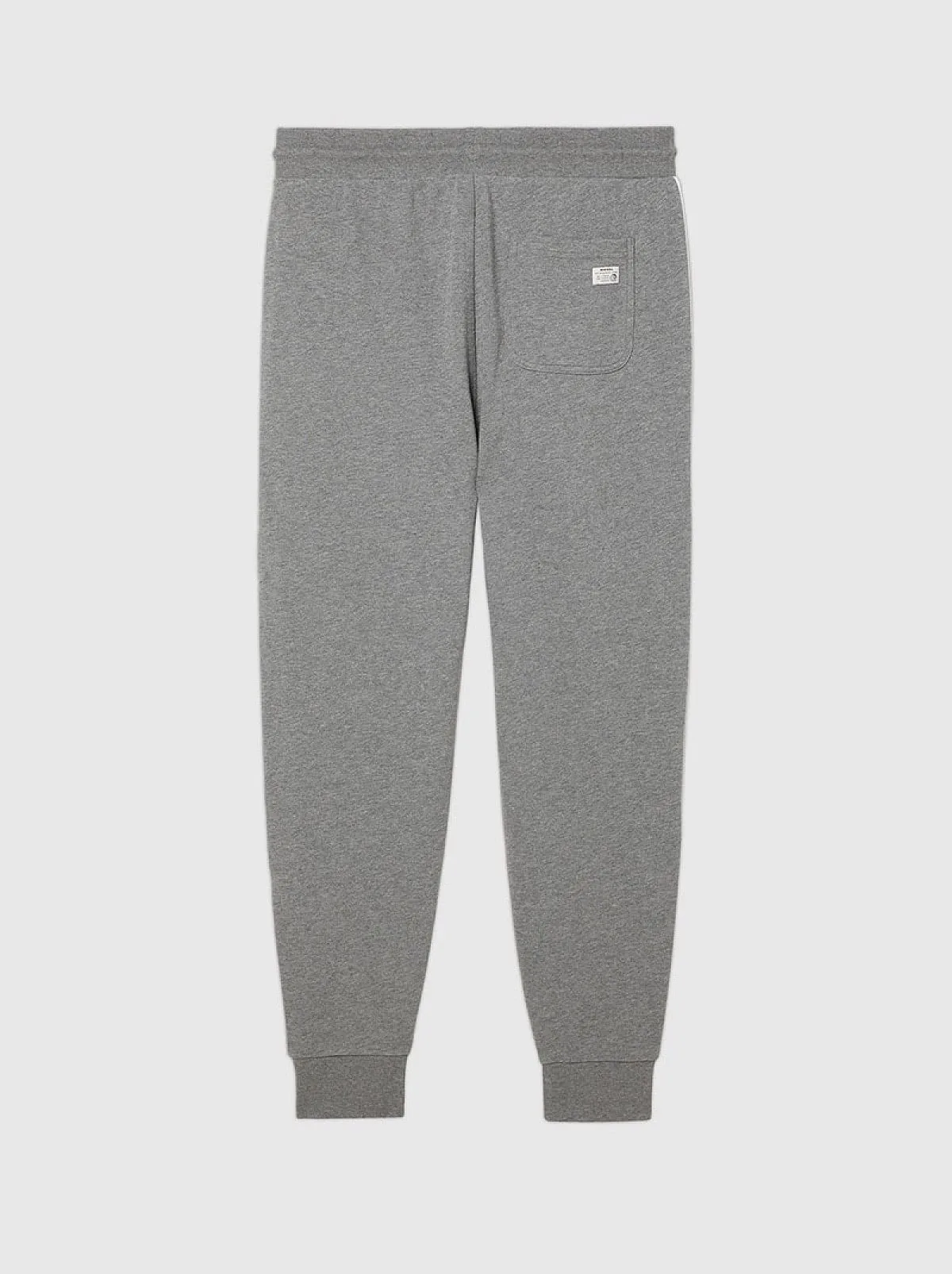 Grey Sweatpants with knitted logo bands