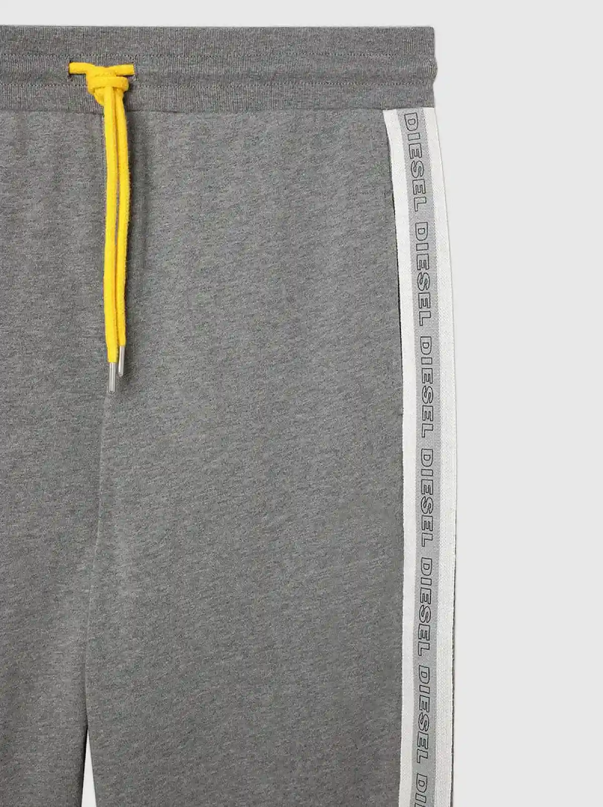 Grey Sweatpants with knitted logo bands