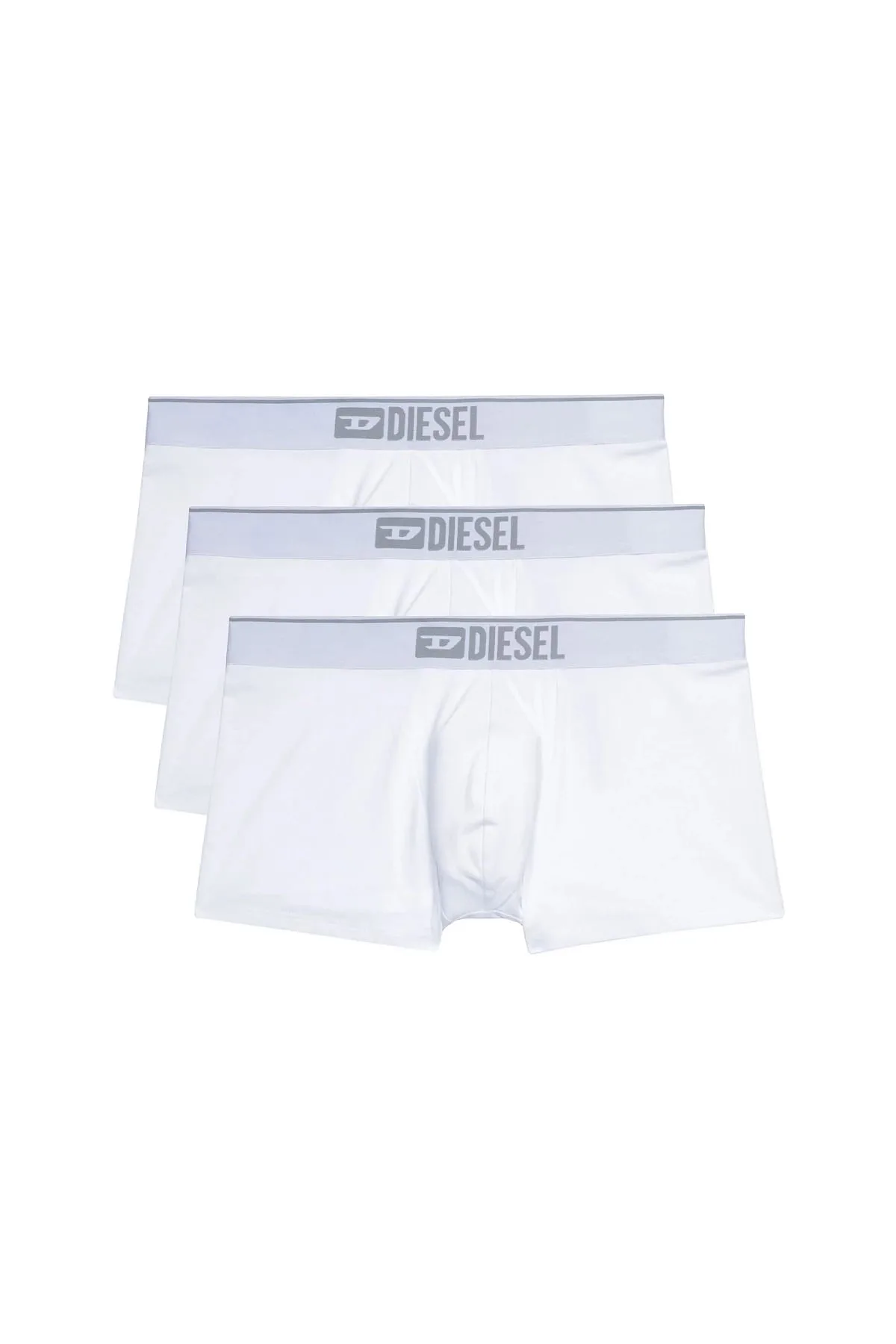White Three-pack of plain boxer