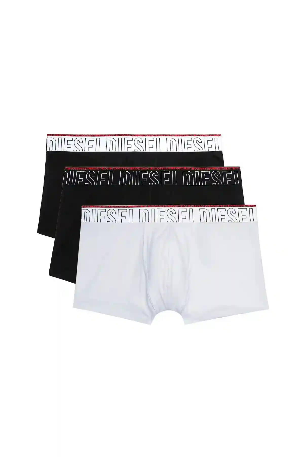 Multicolor Three-pack boxer briefs with outline logo