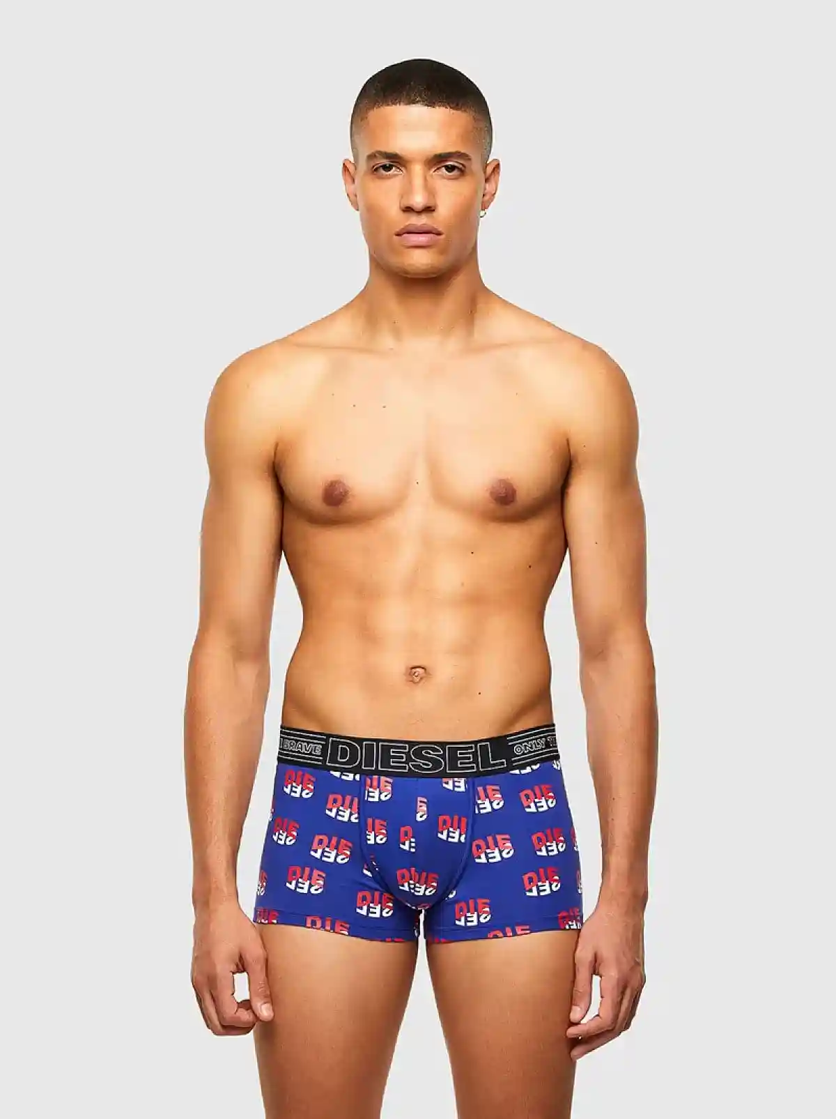 White Three-pack of boxers plain and logo