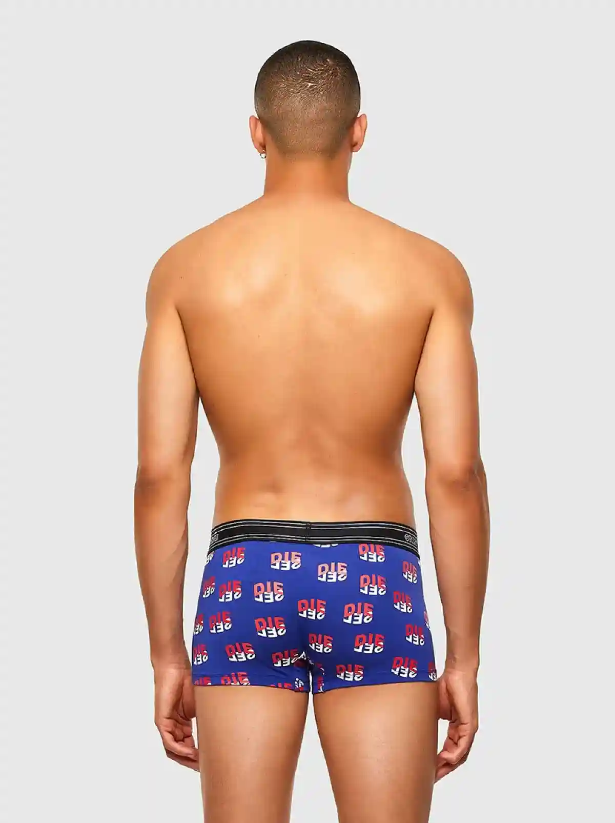 White Three-pack of boxers plain and logo