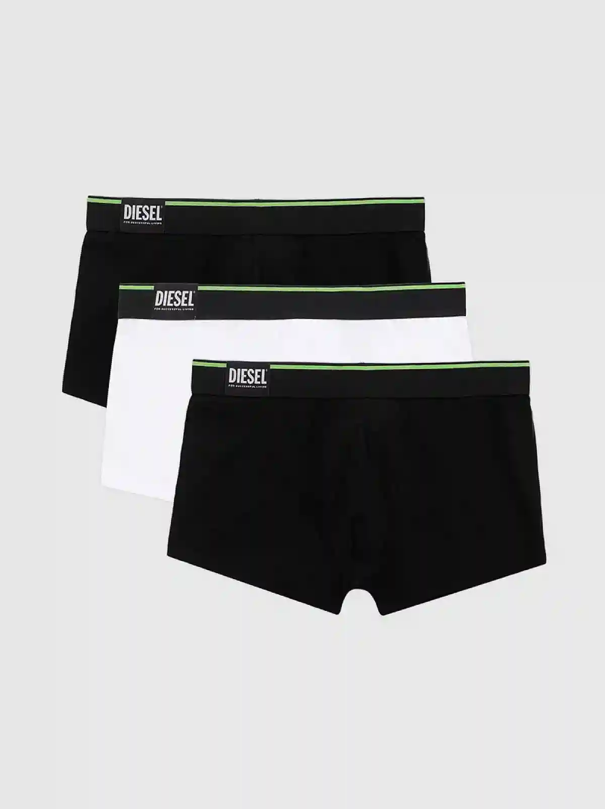 Multicolor Green Label three-pack of organic cotton boxers