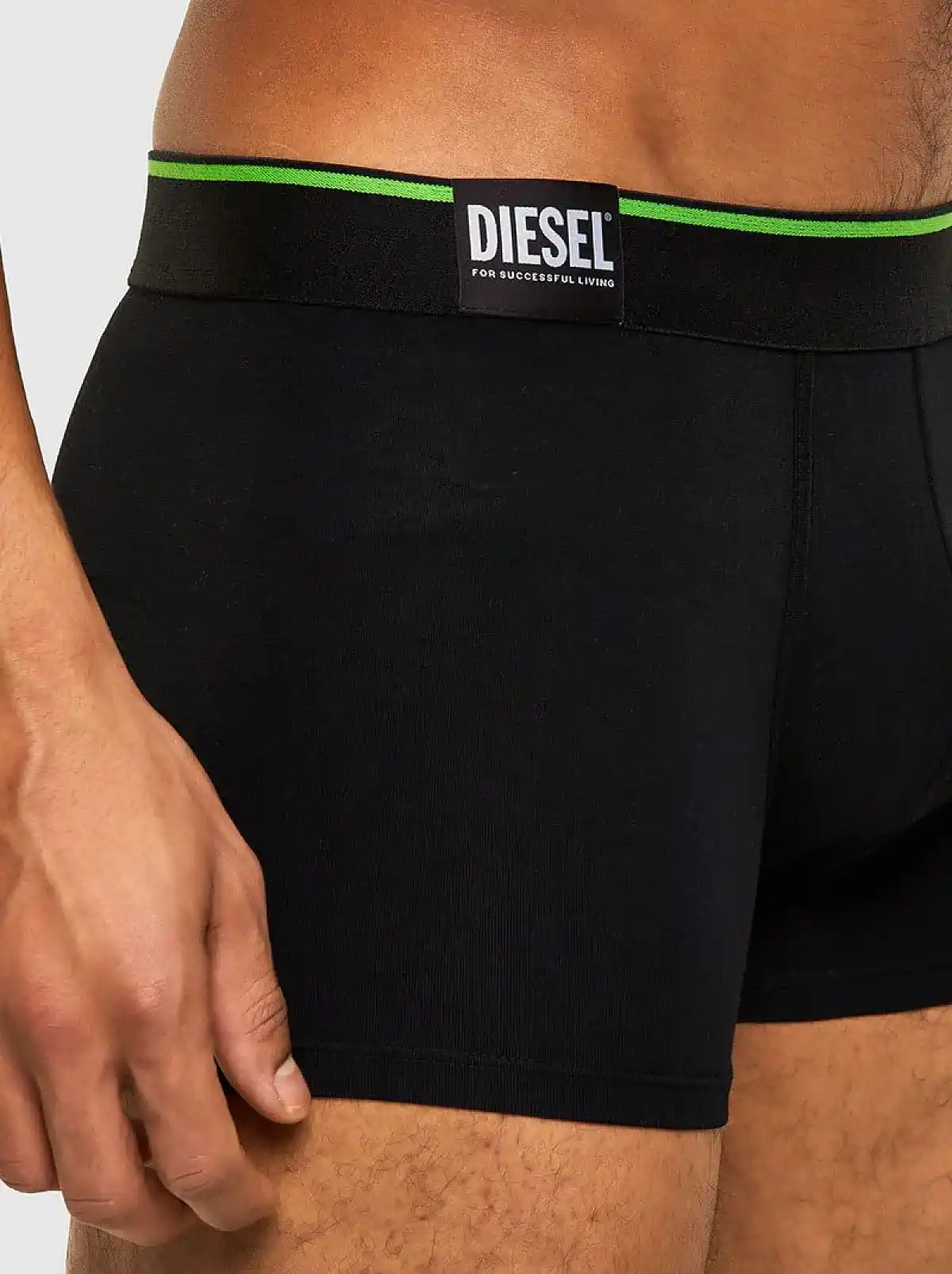Multicolor Green Label three-pack of organic cotton boxers