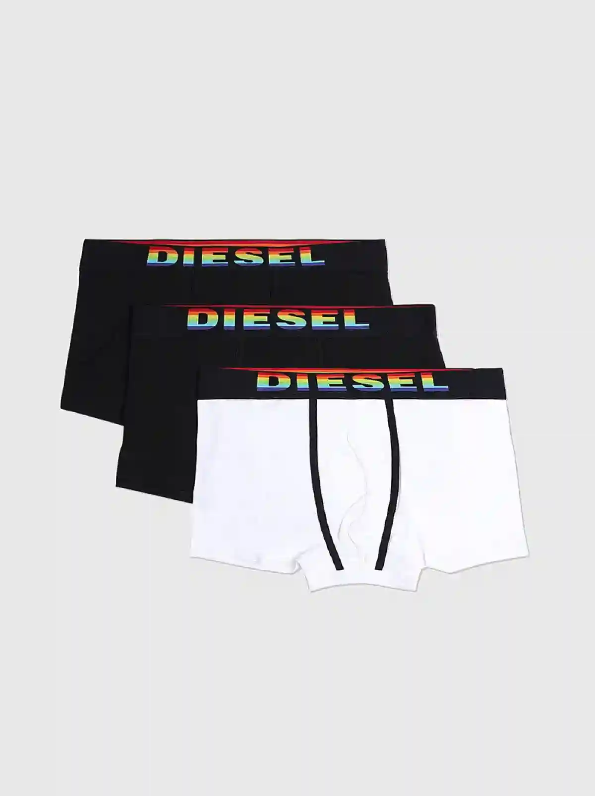 Multicolor Three-pack of boxers with rainbow logo
