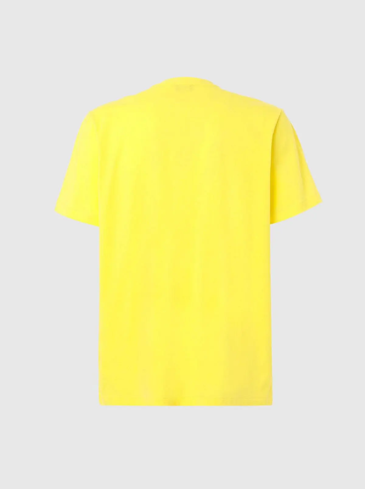 Yellow Green Label T-shirt with logo pocket
