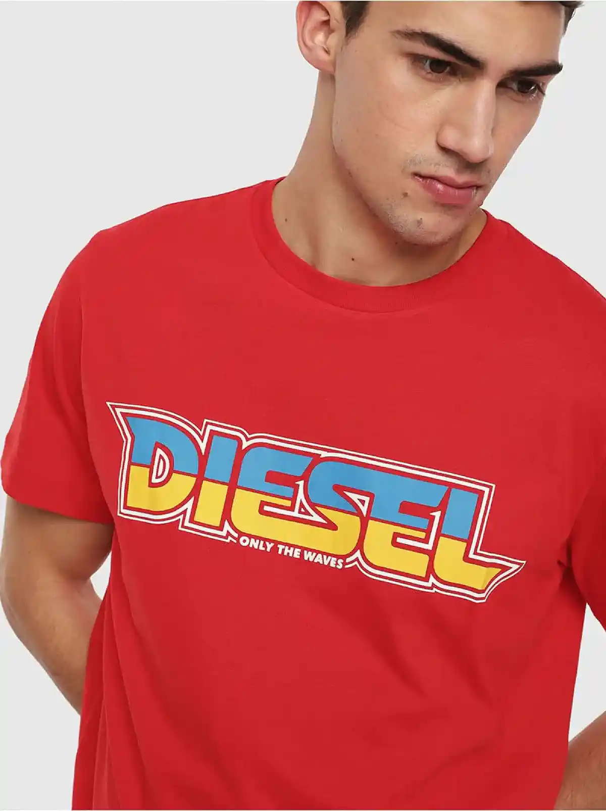 Red Regular T-shirt with lettering