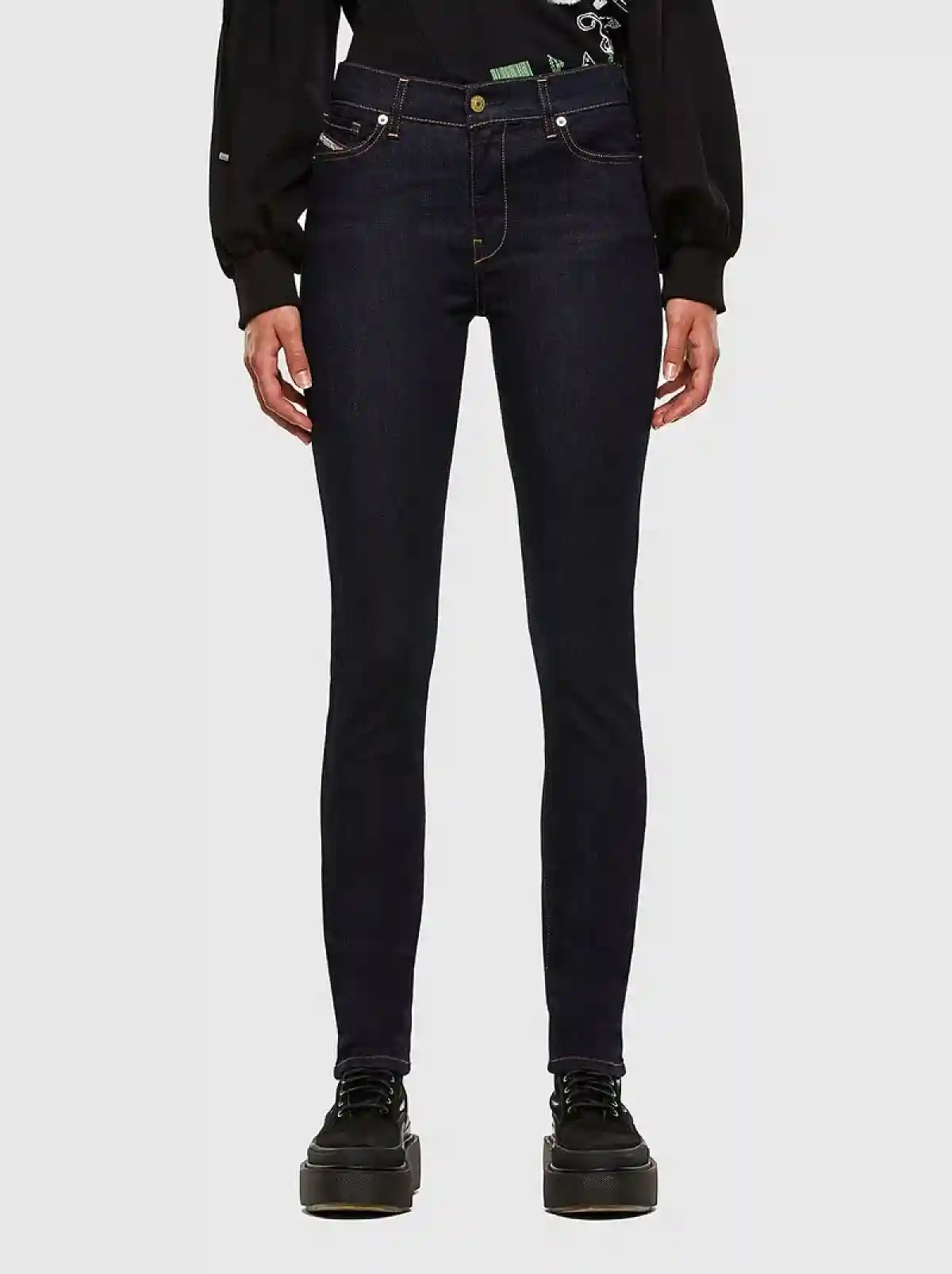 Blue Super skinny Jeans-D-Roisin