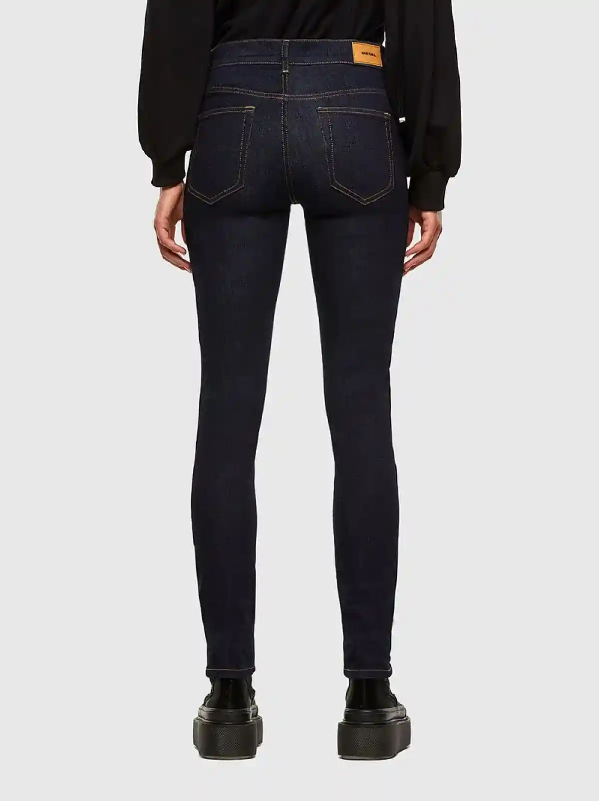 Blue Super skinny Jeans-D-Roisin