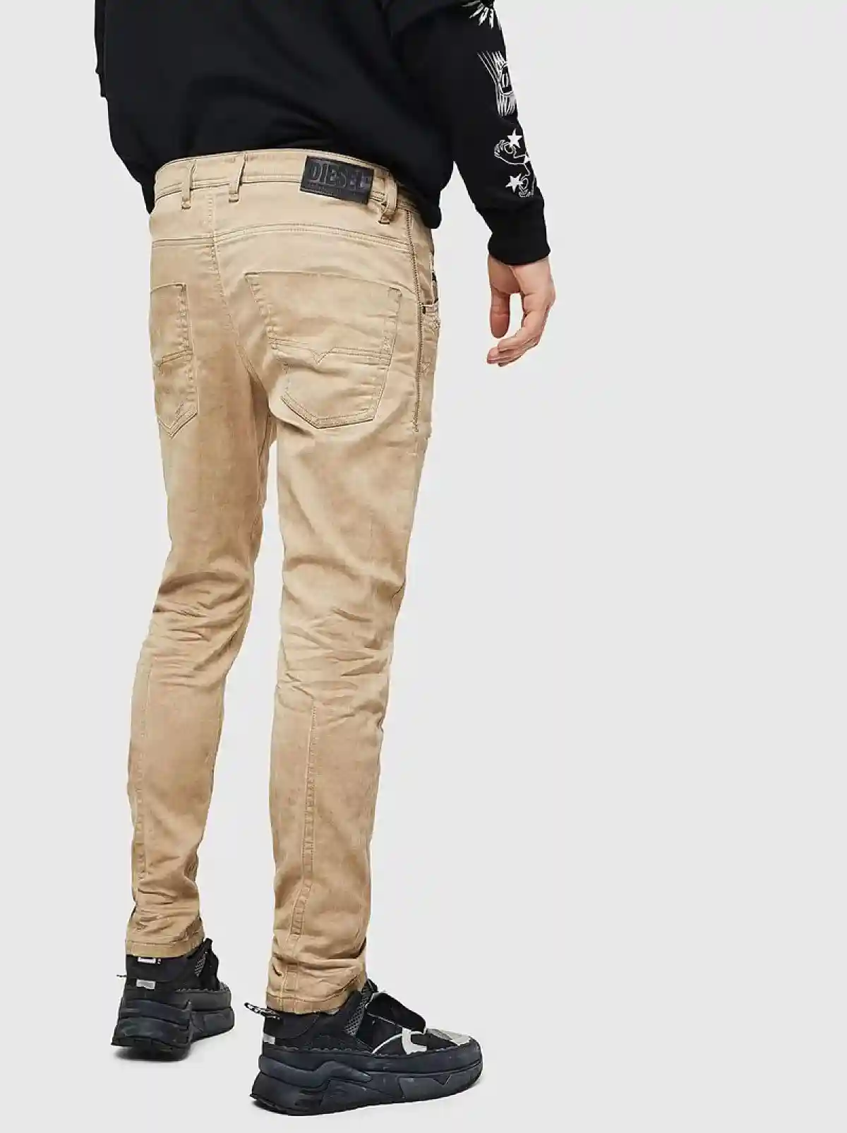 Beige Tapered fit-Krooley JoggJeans