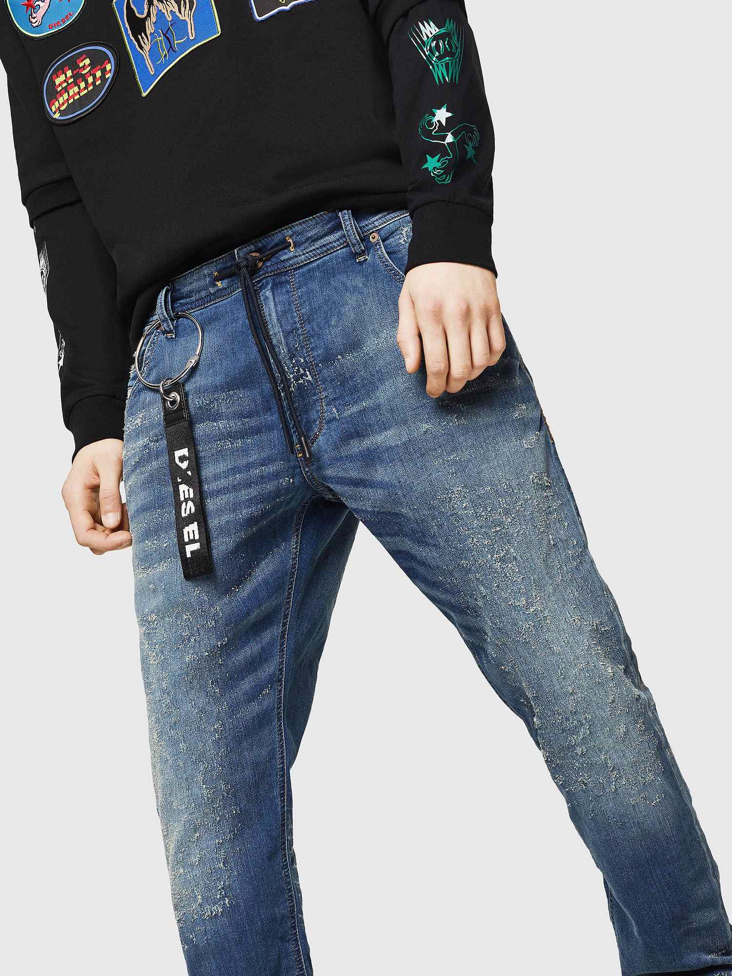 Diesel KROOLEY CB-NE Sweat jeans Jogg Jeans