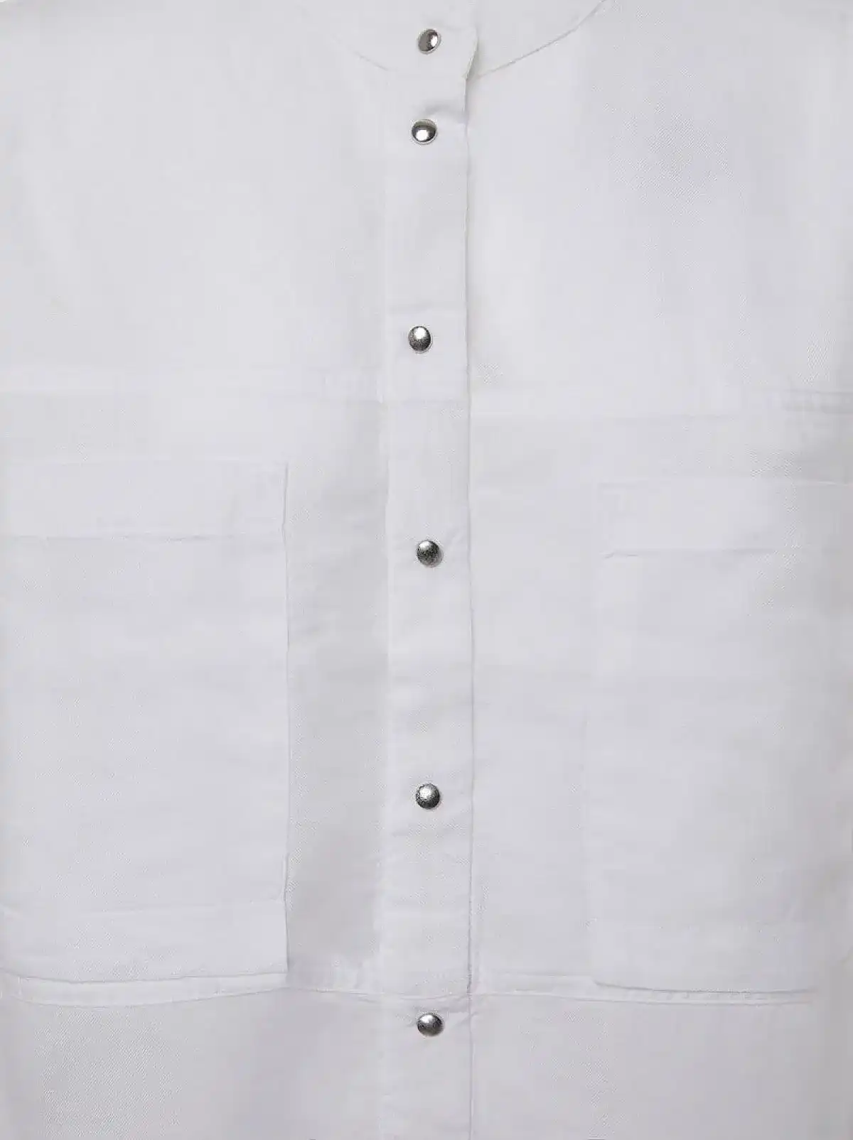 White Fluid shirt with knitted detail