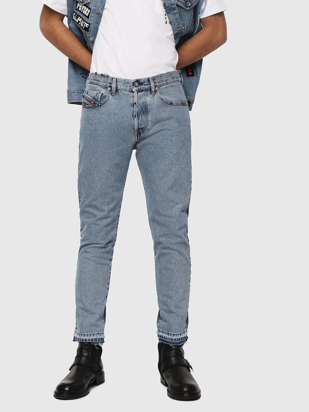Blue Slim fit Jeans- Mharky