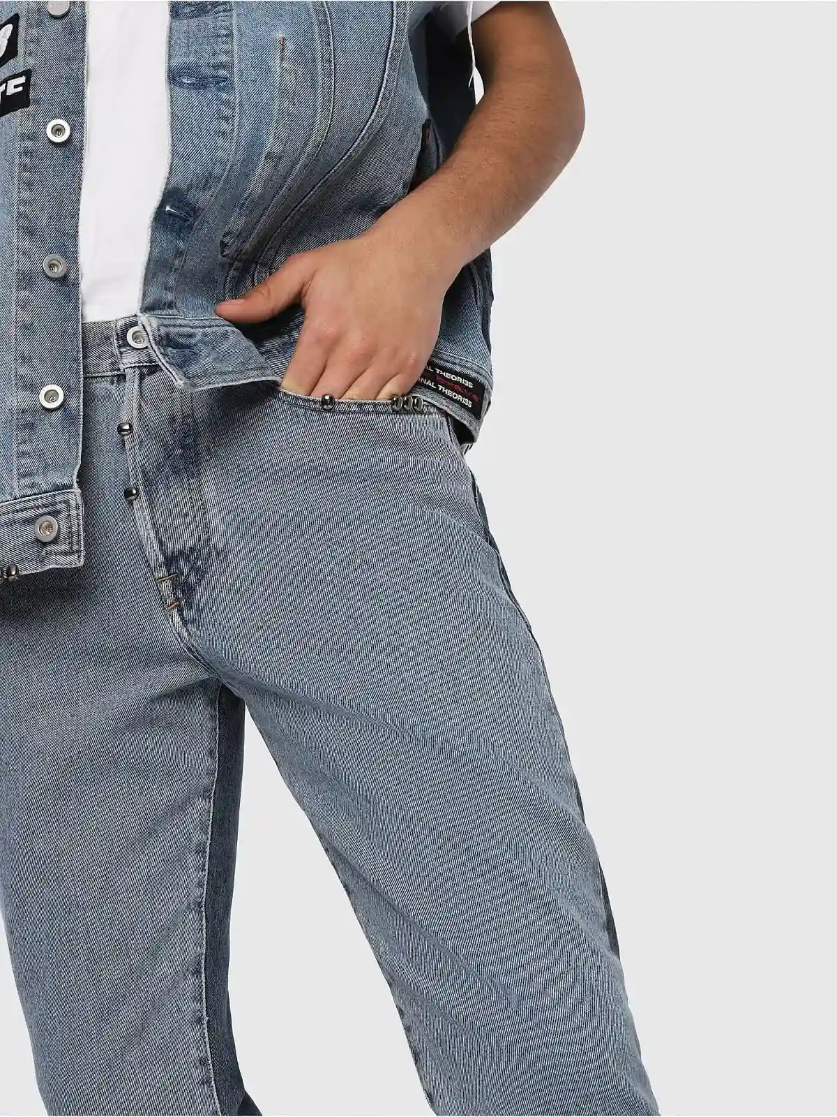 Blue Slim fit Jeans- Mharky