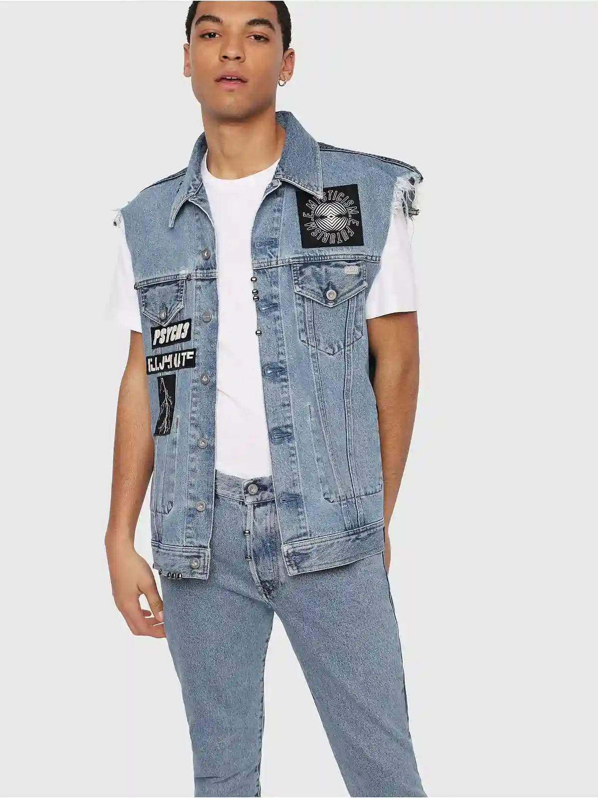 Blue Slim fit Jeans- Mharky