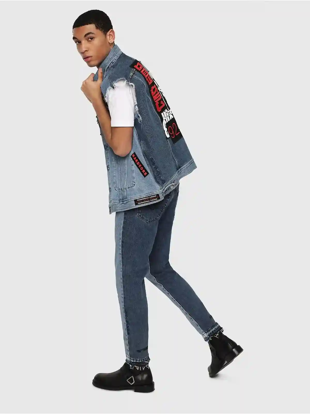 Blue Slim fit Jeans- Mharky