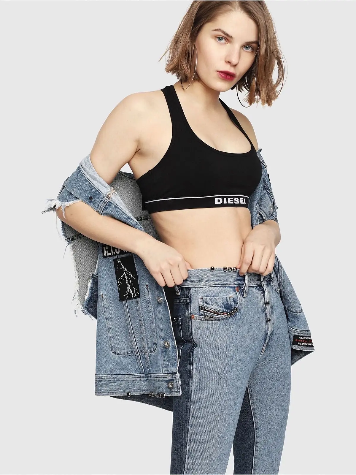 Blue Slim fit Jeans- Mharky