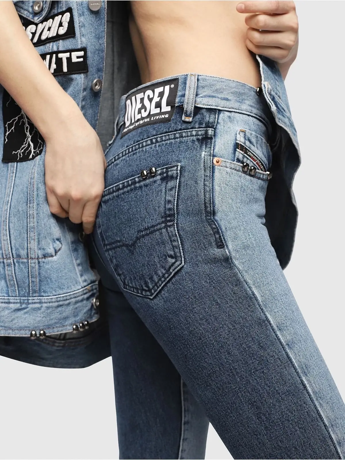 Blue Slim fit Jeans- Mharky