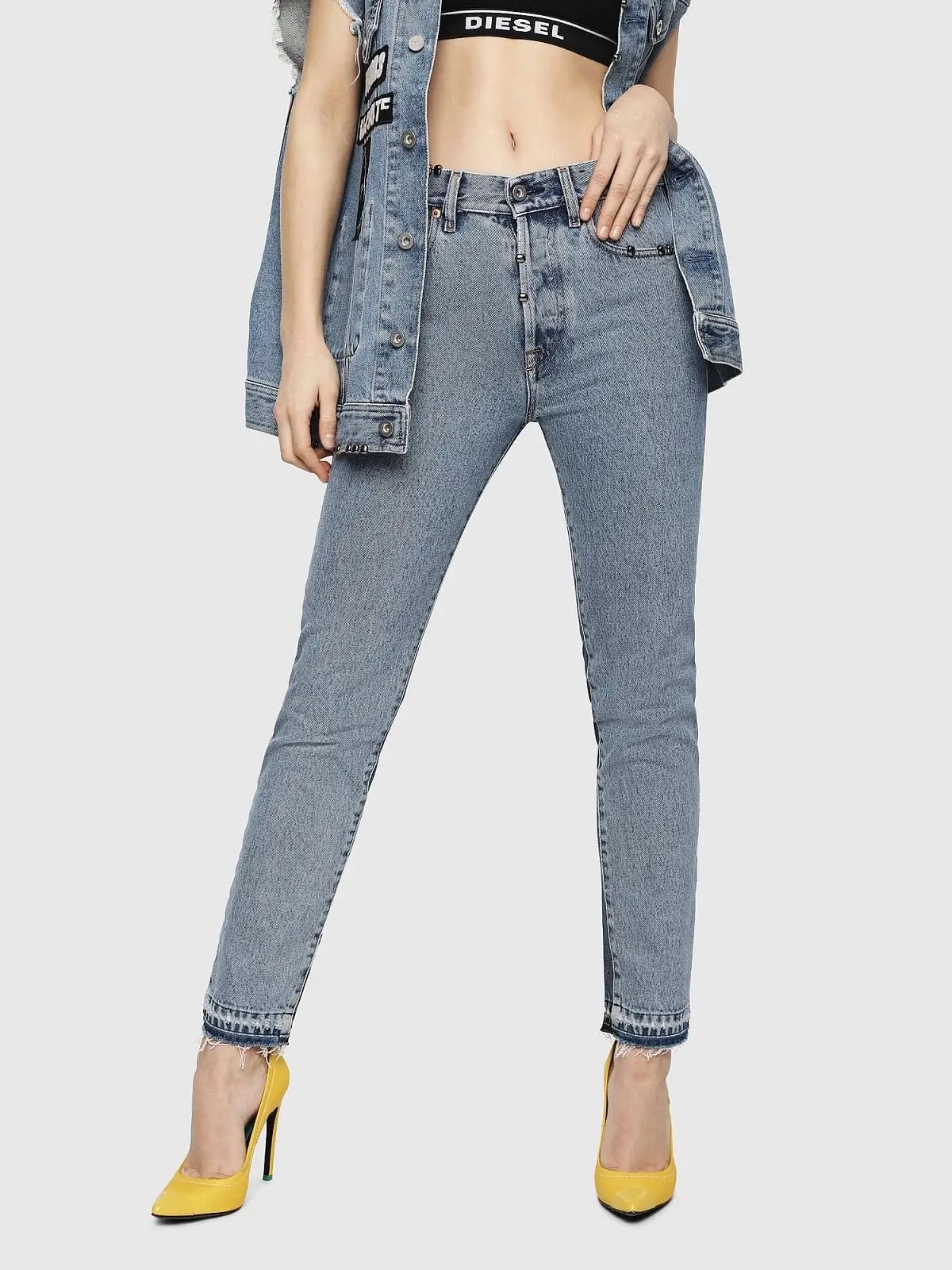 Blue Slim fit Jeans- Mharky