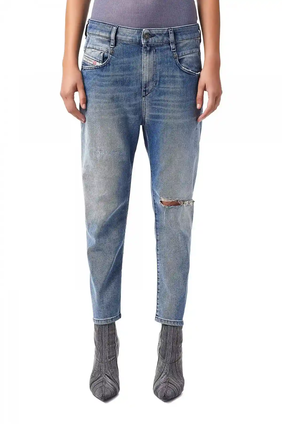 Blue Boyfriend Jeans-Fayza