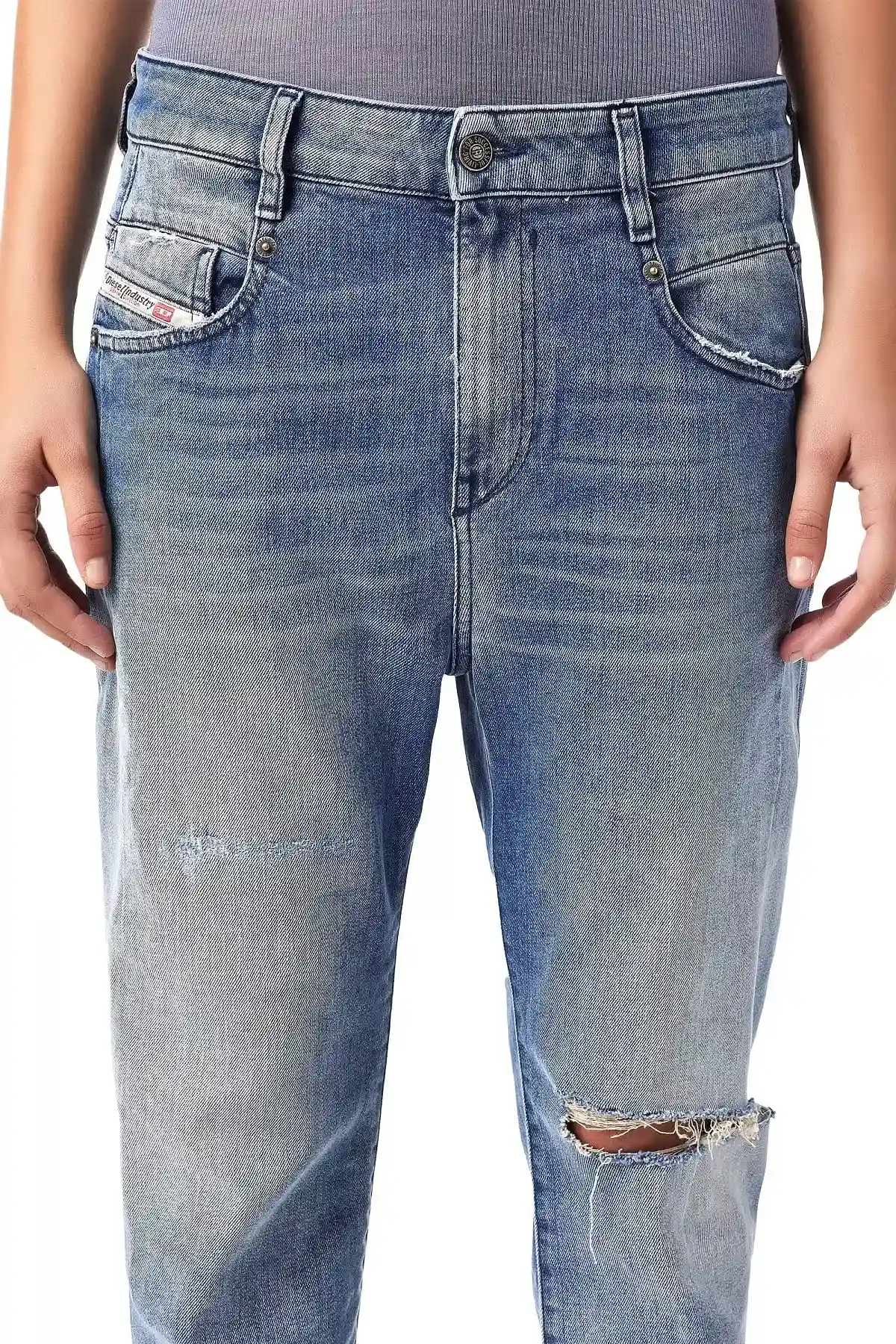 Blue Boyfriend Jeans-Fayza
