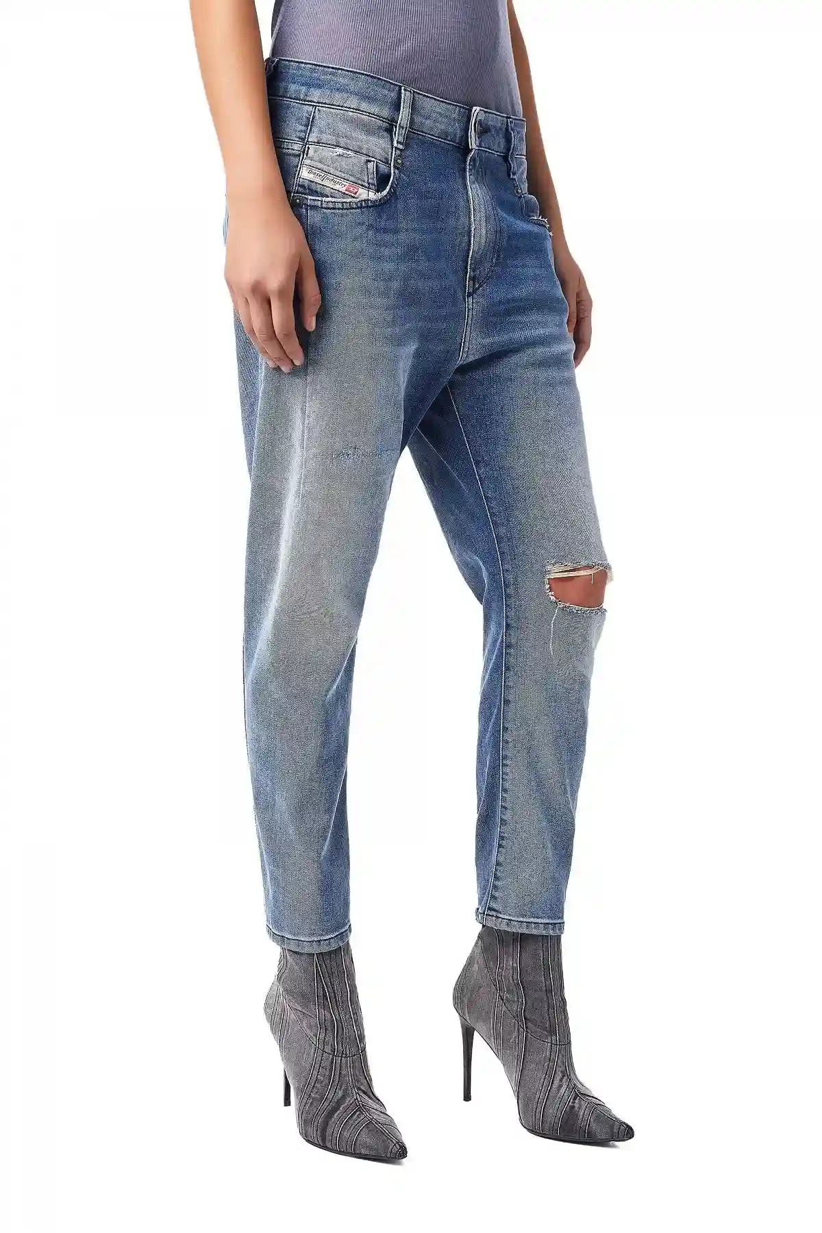 Blue Boyfriend Jeans-Fayza